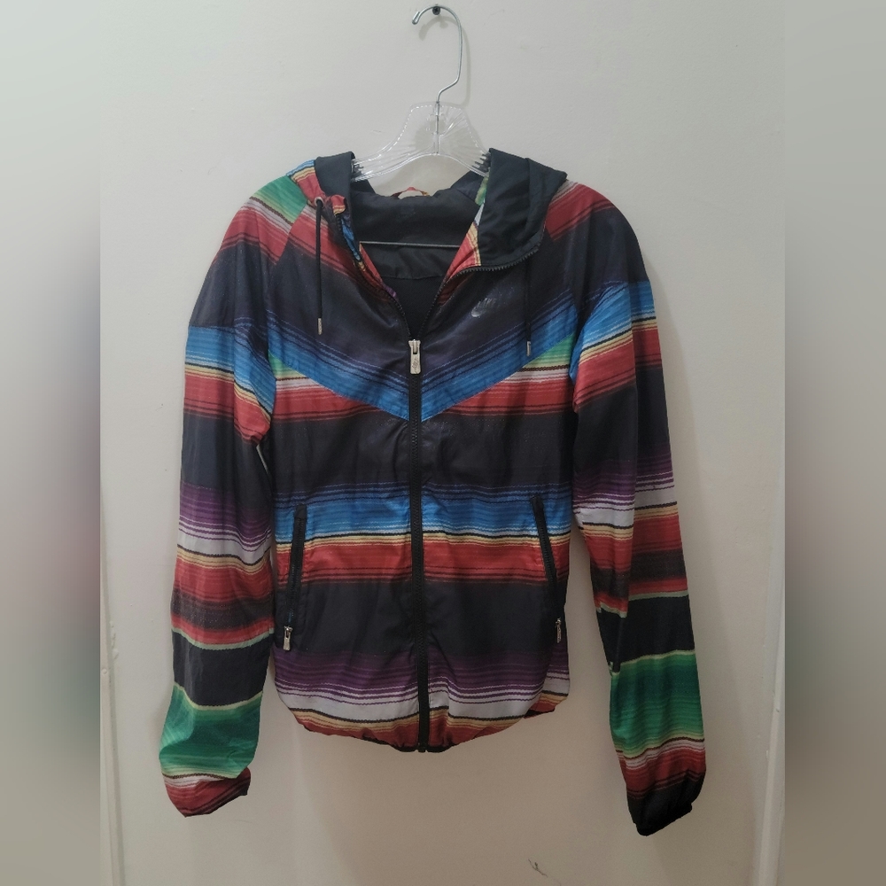 Nike Cinco De Mayo Mexican Blanket Photoprint windbreaker jacket small